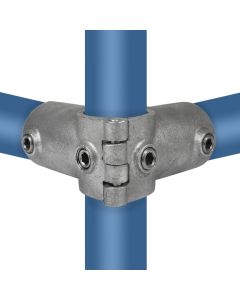 Open (klapbaar) hoekstuk doorlopende staander 90° (Type 20 O)