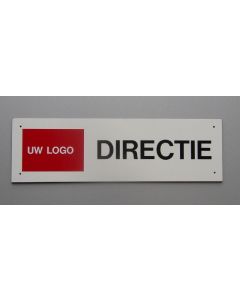 Parkeerbord Logo + Directie