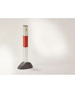 Parkeerpaal met cilinderslot, afmeting paal 5 x 5 x 60 cm