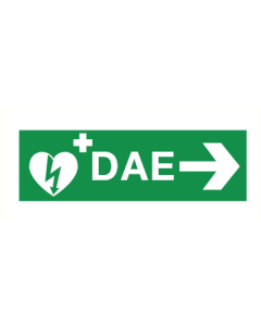 Pictogram défibrillateur (DAE) à droite
