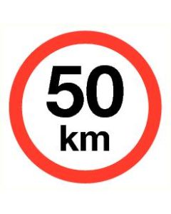 Pictogram Maximum snelheid 50 km