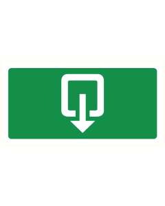 Pictogram Uitgang + nooduitgang