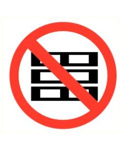Pictogram Verboden hier palets te plaatsen