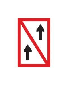 Scheepvaartbord A.2 / Voorbijlopen verboden