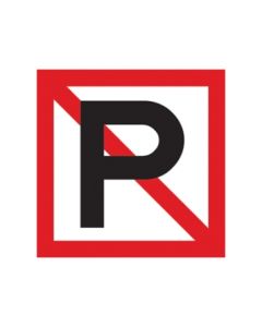 Scheepvaartbord A.5 / Verboden ligplaats te nemen (ankeren en afmeren)