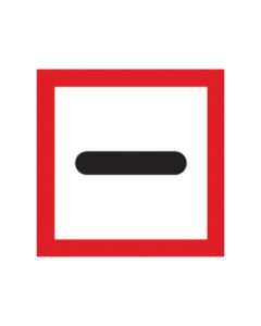 Scheepvaartbord B.5 / Verplichting voor het bord stil te houden