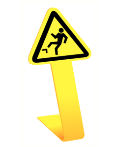 Vallen hoogteverschil (dakrandaanduiding)