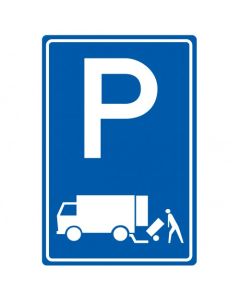 Verkeersbord E07, gelegenheid voor het onmiddellijk laden en lossen van goederen