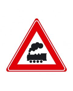 Verkeersbord J11 - Waarschuwing overweg zonder slagbomen