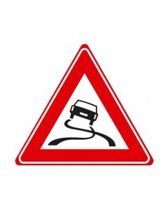 Verkeersbord J20 - Waarschuwing slipgevaar