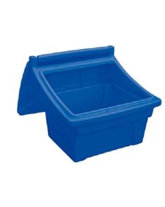 Zoutbak 100 liter, kleur blauw