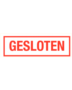 Gesloten