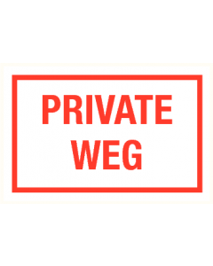 Private weg