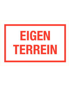 Eigen terrein