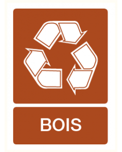 Pictogram Recycling bois