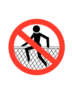 Verboden over het net te springen