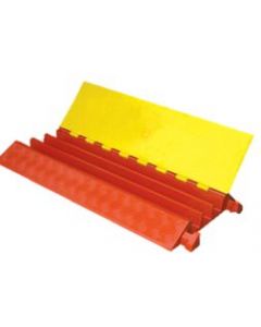 Kabeldrempel PU met plastic klep 90 x 50 x 7,5 cm