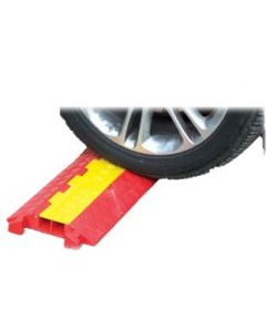 Kabeldrempel PU met plastic klep 100 x 25 x 4,5 cm