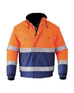 HAVEP 5139 fuor oranje/marineblauw jack