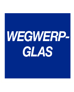 Wegwerp glas