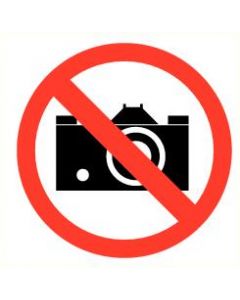 Pictogram Fotograferen verboden