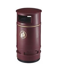 Kunststof afvalbak Copperfield 90 liter