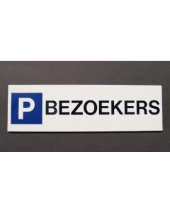 Parkeerbord Bezoekers