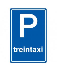 Verkeersbord E08h, Parkeergelegenheid alleen bestemd voor treintaxi