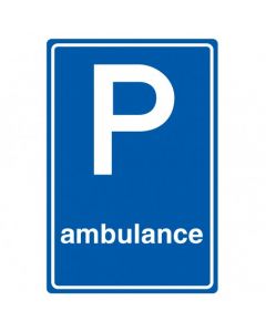 Verkeersbord E08k, Parkeergelegenheid alleen bestemd voor ambulance