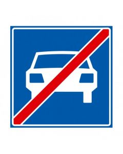 Verkeersbord G07, Einde autoweg