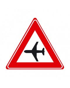 Verkeersbord J30, Laagvliegende vliegtuigen