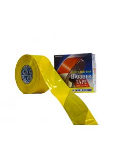 Afzetlint reflecterend 250 meter x 7,5 cm, geel