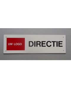 Parkeerbord Logo + Directie