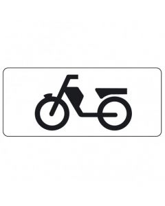 Onderbord OB03, geldt alleen voor bromfietsers