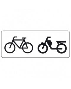 Onderbord OB04, geldt alleen voor fietsers en bromfietsers