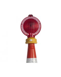 Waarschuwingslamp voor afzetkegel 75 cm rood