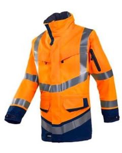 Sioen 708Z Windsor parka fluor oranje/marineblauw