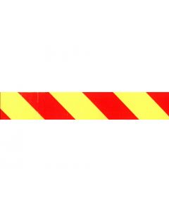 Afzetlint superstrong 500 meter x 8 cm, rood/geel