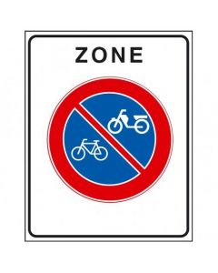 Verkeersbord E03zb, Begin zone verbod fietsen en bromfietsen te plaatsen