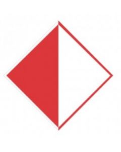 Scheepvaartbord A.10 / Verboden buiten de aangegeven begrenzing te varen