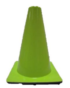 Afzetkegel 30 cm limoen groen soepel pvc