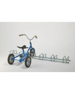 Fietsenrek voor 6 kinderfietsen, side to side