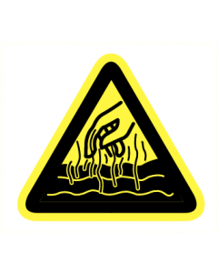 Gevaar voor hete vloeistoffen