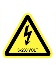 3 x 230 volt