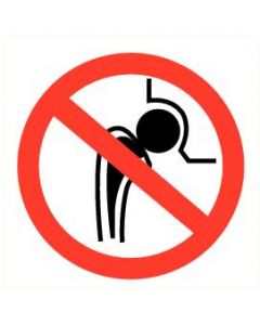 Pictogram Prothese verboden