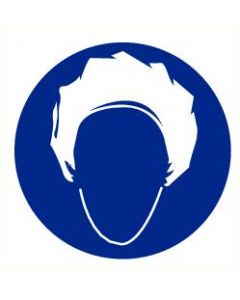 Pictogram Haarnet dames verplicht