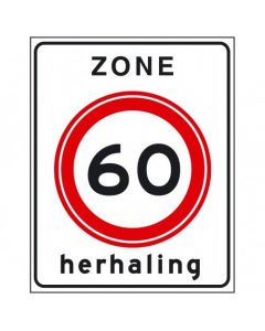 Verkeersbord A01(60)zbh
