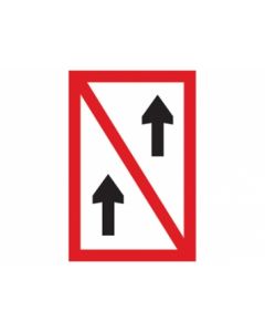 Scheepvaartbord A.2 / Voorbijlopen verboden