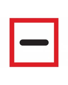 Scheepvaartbord B.5 / Verplichting voor het bord stil te houden