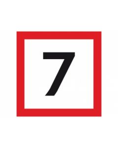 Scheepvaartbord B.6 / Verplichting de vaarsnelheid te beperken